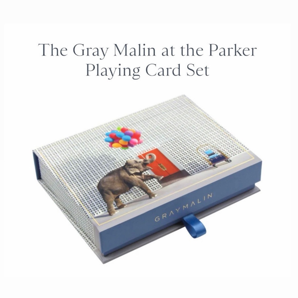 The GRAY MALIN at the Parker Playing Set of Cards  NIB